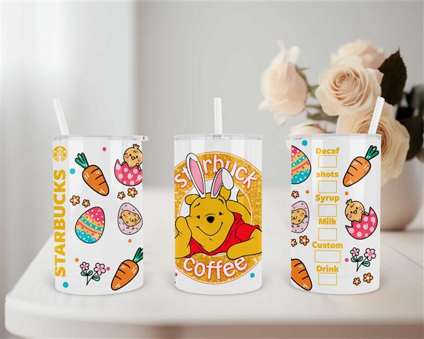 Starbucks Coffee Easter Pooh